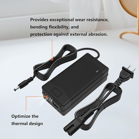 54.6V 2A Adapter for Lectric XP 2.0 3.0 Rad Power RadRunner RadRover Himiway Cruiser Aventon Ecotric Sondors Hiboy ViVi Jasion eb7 48V Lithium Battery Vacuum Cleaner Charger 5.5mm in Kuwait