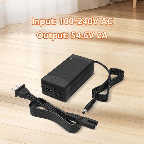 54.6V 2A Adapter for Lectric XP 2.0 3.0 Rad Power RadRunner RadRover Himiway Cruiser Aventon Ecotric Sondors Hiboy ViVi Jasion eb7 48V Lithium Battery Vacuum Cleaner Charger 5.5mm in Kuwait