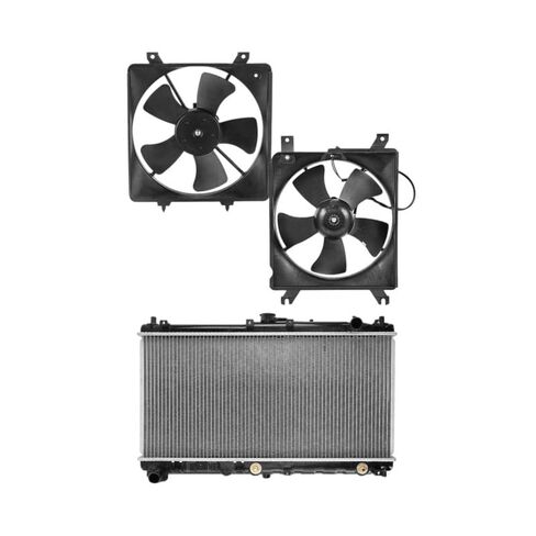 Replacement Parts for Radiator&Left&Right Cooling Fan Assembly Kit for Mazda Miata 1999-2005 1.8L Mod-A58PP-32612 in Saudi Arabia