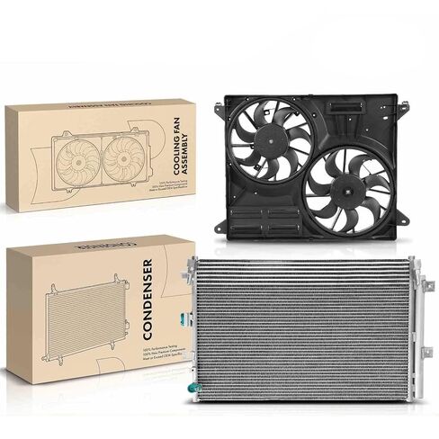 Replacement Parts for AC Condenser&Cooling Fan Assembly Kit for Ford Edge 15-17 Lincoln MKX 16-17 Mod-A58PP-32607 in Saudi Arabia