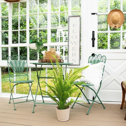 Nearly Natural 3ft UV Resistant Artificial Boston Fern Potted Plant Real Touch Leaves Indoor Outdoor in Saudi Arabia