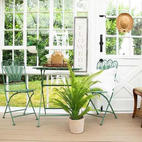 Nearly Natural 3ft UV Resistant Artificial Boston Fern Potted Plant Real Touch Leaves Indoor Outdoor in Saudi Arabia