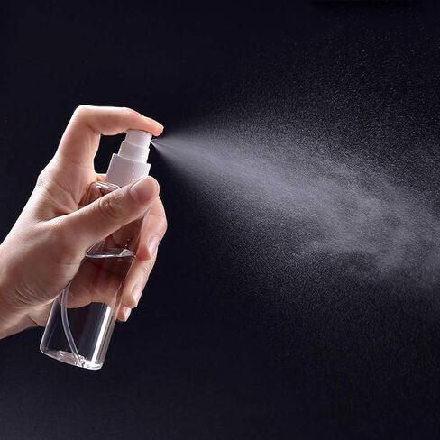 DreiWasser Small Spray Bottle for Essential Oils, Perfumes and Cosmetics, Clear Empty Plastic Bottle for Travel, Cleaning, Gardening, Skin Care (5 * 3.4oz) in Saudi Arabia