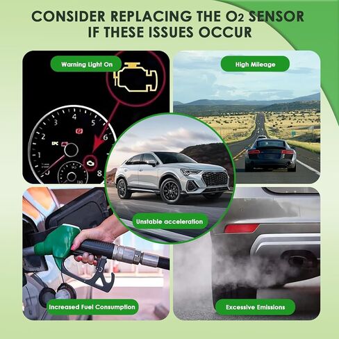 O2 Oxygen Sensor Compatible with Nissan & IIFINITI Vehicles - Rogue Hybrid/Sport 2019-2017 2.0 L4, Altima 2017-2015 3.5 V6, Q50 2017-2014 3.7 V6, Frontier, Quest, Titan - Upstream, Replace# 250-54105 in Saudi Arabia