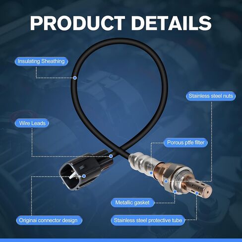 2PCS Oxygen O2 Sensor Upstream Downstream Compatible with Lexus ES300h 2013-2018，for Toyota Camry 2012-2017,RAV4 2012-2017 Camry L4 2.5L 2013-2018,Replace# OE 25054084 25024487 in Saudi Arabia