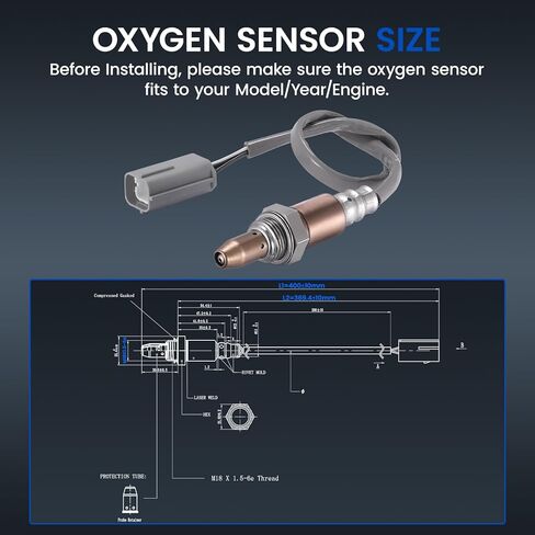 Upstream Oxygen O2 Sensor 234-9038 Compatible with Nissan Titan/Armada, Compatible with Infiniti QX56, Pathfinder, Frontier/Xterra 4.0L/5.6L - Replaces 1821382Z00, 226931AA0A, 1PCS in Saudi Arabia