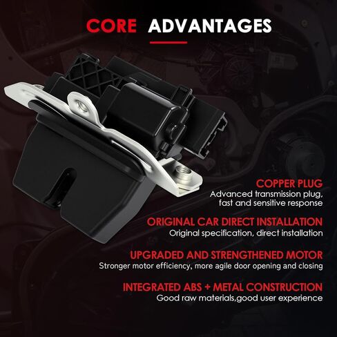 CCIYU Rear Tailgate Latch Assembly Door Lock Actuators Fit for Ford Edge/Escape/Explorer/Mustang Mach-E/Police Interceptor Utility,for Lincoln MKX/Nautilus Manual Lift gate Replaces FA1Z-7443150-C in Saudi Arabia