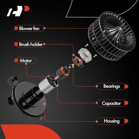 A-Premium Front HVAC Heater Blower Motor Assembly Compatible with Buick Chevrolet GMC Oldsmobile & Pontiac Vehicles - Electra LeSabre Regal Caprice Centurion Century Astro G1500 Sunbird & More in Saudi Arabia