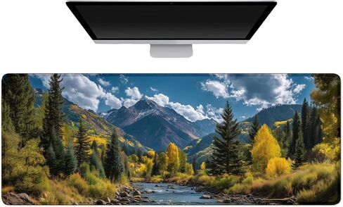 لوحة ماوس للألعاب، حصيرة مكتبية كبيرة، لوحة مفاتيح ممتدة، لوحة ماوس مع قاعدة غير قابلة للانزلاق وحافة مخيطة، وسادة ماوس مكتبية، وسادات ماوس للمكتب والمنزل والمكتب وألعاب الفطر in Kuwait