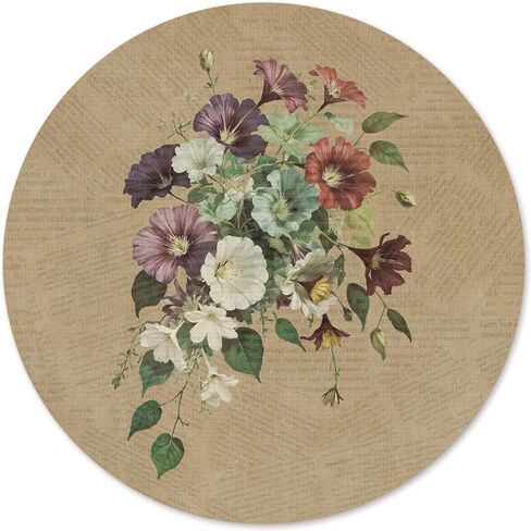 Light Blue Oyster Shell Round Mouse Pad, Coastal Non-Slip Base Mousepad Gift, Blue Preppy Beach Gifts Desktop Protection Mouse Mat for Office Computer Desk Home, 8.7x8.7 Inches in Kuwait