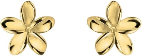 Dainty Flower Stud Earrings for Women 925 Sterling Silver Tiny Plumeria Earrings for Sensitive Ears Jewelry in Saudi Arabia