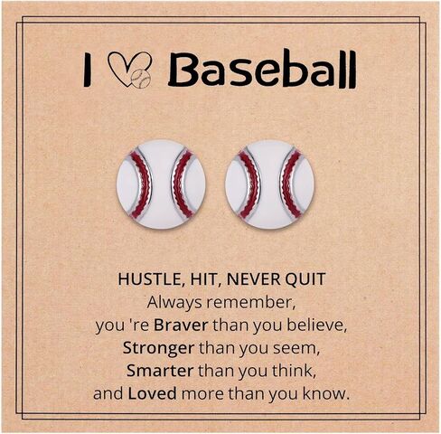 Sports Earrings, Volleyball, Soccer, Basketball Earrings Baseball Football Stud for Women Sports Fan, Sport Stuff in Saudi Arabia