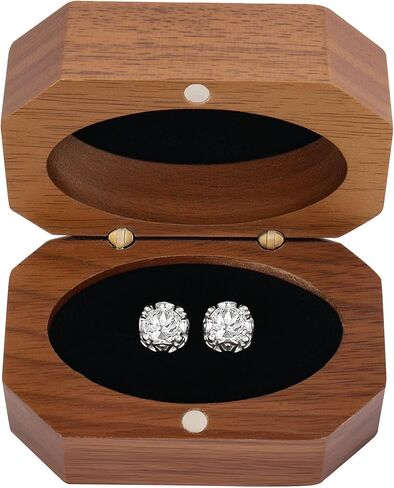 925 Sterling Silver Stud Earrings Hypoallergenic Cubic Zirconia with Luxury Packaging, Gift for Women Everyday Work Wedding Party in Saudi Arabia