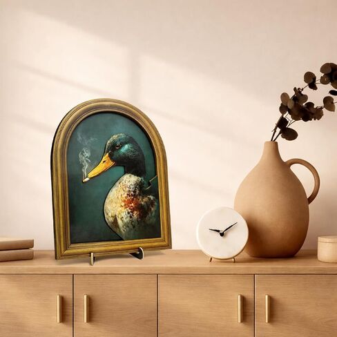 3D Funny Mallard Duck Table Decor Sign, Vintage Green Duck Animal Wall Art Sign for Home Farmhouse Bar Desk Wall Shelf Decor 8x10 Inch in Saudi Arabia