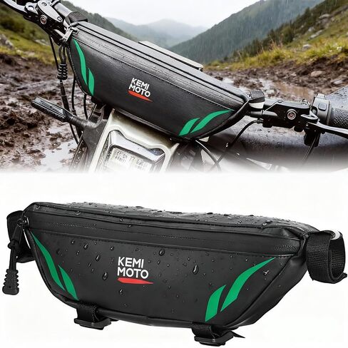 KEMIMOTO Motorcycle Handlebar Bag Universal Waterproof Front Storage Bag Bicycle Handlebar Bag Compatible with Sur-Ron Light Bee X and S X160 X260 Talaria Sting Segway Electric Dirt Bike in Saudi Arabia