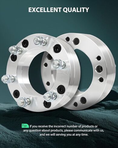 SCITOO 2Pcs Wheel Adapters 2" 5x5.5 to 6x5.5 Bore 108mm Studs 14x1.5 5 Lug Wheel Adapters Spacers Fit for Ram 1500 for Ram 1500 Classic in Saudi Arabia