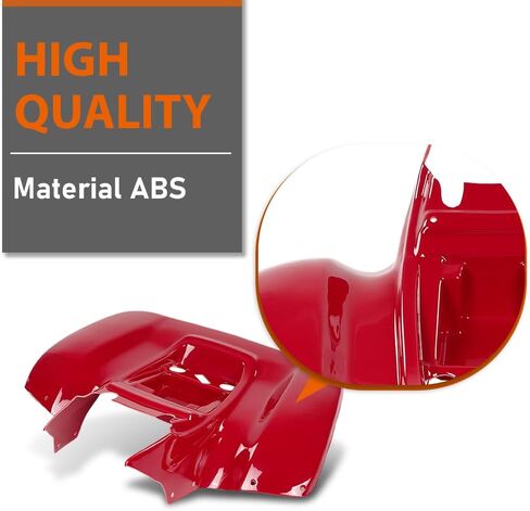 CROSSDESIGN Front and Rear Fenders Set Hood Fender Wing Panel Compatible with Honda Sportrax 90 TRX90 1993-2005 Red in Saudi Arabia