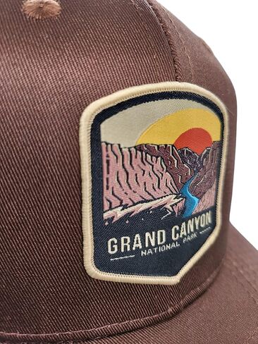 Grand Canyon Trucker Hat w/Mesh Backing National Park Woven Patch in Saudi Arabia