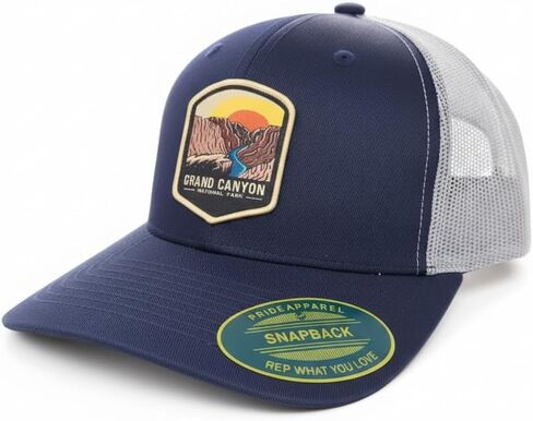 Grand Canyon Trucker Hat w/Mesh Backing National Park Woven Patch in Saudi Arabia