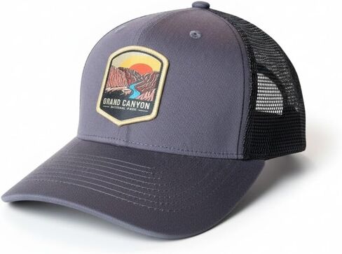 Grand Canyon Trucker Hat w/Mesh Backing National Park Woven Patch in Saudi Arabia