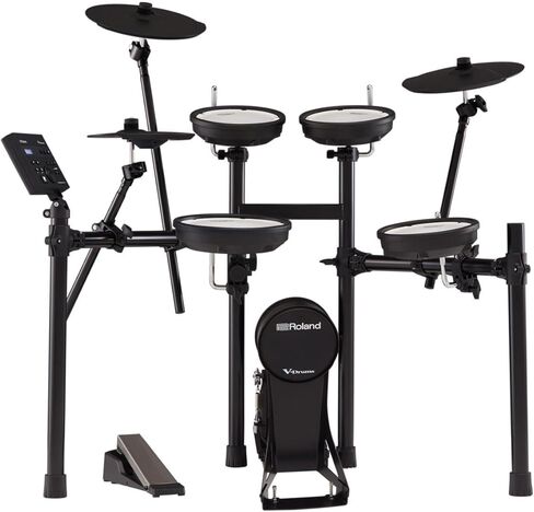 Roland TD-07KV Electronic V-Drums Kit – Legendary Dual-Ply All Mesh Head kit with superior expression and playability – Bluetooth Audio & MIDI – USB for recording audio and MIDI data – 40 FREE Melodic in Saudi Arabia