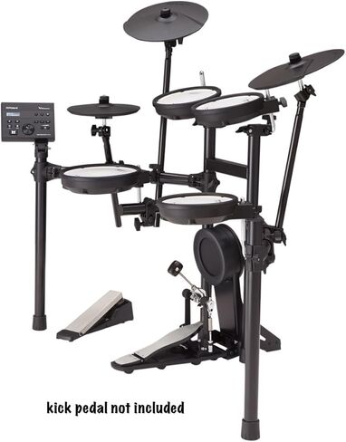 Roland TD-07KV Electronic V-Drums Kit – Legendary Dual-Ply All Mesh Head kit with superior expression and playability – Bluetooth Audio & MIDI – USB for recording audio and MIDI data – 40 FREE Melodic in Saudi Arabia
