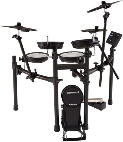 Roland TD-07KV Electronic V-Drums Kit – Legendary Dual-Ply All Mesh Head kit with superior expression and playability – Bluetooth Audio & MIDI – USB for recording audio and MIDI data – 40 FREE Melodic in Saudi Arabia