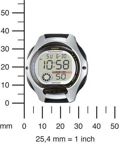 Casio Collection Women's Watch LW-200, Black/Silver, One Size, Bracelet in Saudi Arabia
