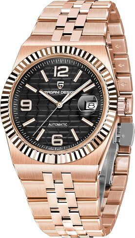 CEYADG Pagani Design Luxury Automatic Watch Collection PD-YS027, Stainless Steel Band, Multiple Dial Colors, Fluted Bezel Design in Saudi Arabia