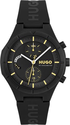 HUGO Men's #LIT Multi Watch – Lightweight TR90 Case, Multifunction Movement, Bold and Playful Design, Quartz Accuracy, Stylish Everyday Wear - Gift for Him in Saudi Arabia