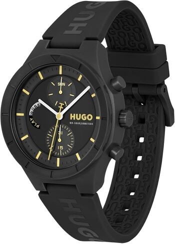 HUGO Men's #LIT Multi Watch – Lightweight TR90 Case, Multifunction Movement, Bold and Playful Design, Quartz Accuracy, Stylish Everyday Wear - Gift for Him in Saudi Arabia