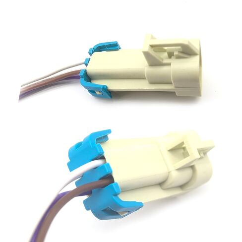 Oxygen Sensor O2 Square Male WP0XY33 Male Connector Pigtail 2-Keyway Connector Plug Wire Pigtail Harness Compatible with 1997 and Newer GM LS Series Engines in Kuwait