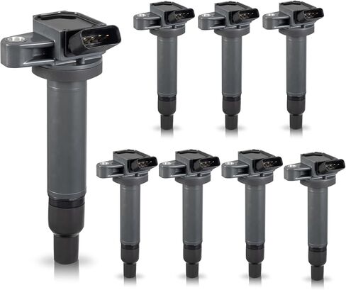 ENA Set of 8 Ignition Coil Pack Compatible with Toyota Lexus 4Runner Tundra Land Cruiser Sequoia GS430 GX470 LS430 LX470 SC430 2001 2002 2003 2004 2005 2006 2007 2008 2009 4.3L 4.7L V8 UF230 in Kuwait