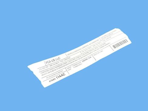 Mopar 47480114AC LABEL VEHICLE EMISSION CONTROL IN in Saudi Arabia