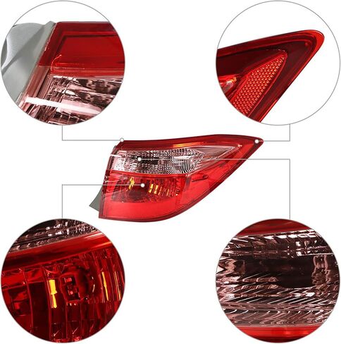 RH Passenger Side Tail Light Replacement for Toyota Corolla 2017-2019 Tail Lamp 8155002B00 TO2805130 in Saudi Arabia
