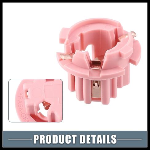 2 Pcs Rear Tail Light Lamp Bulb Socket No.A2108260082 for Mercedes-Benz E320 1996-2002 W210 for W220 S430 S500 2000-2006 Plastic Pink Durable Material in Saudi Arabia