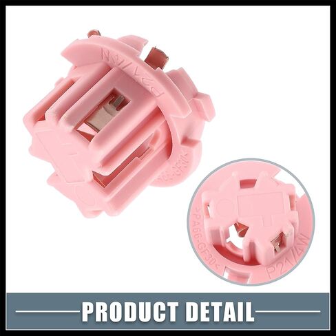 2 Pcs Rear Tail Light Lamp Bulb Socket No.A2108260082 for Mercedes-Benz E320 1996-2002 W210 for W220 S430 S500 2000-2006 Plastic Pink Durable Material in Saudi Arabia