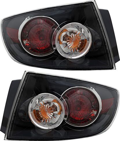 For Mazda 3 Sedan Tail Lights Lamps Set 2007 2008 2009 Driver and Passenger Side in Saudi Arabia