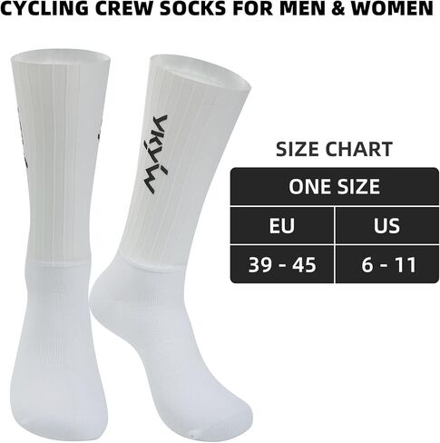 جوارب YKYWBIKE لركوب الدراجات للرجال والنساء - جوارب رياضية لركوب الدراجات، جورب ركوب الدراجات MTB الممتص للرطوبة، جوارب مضغوطة لركوب الدراجات in Kuwait