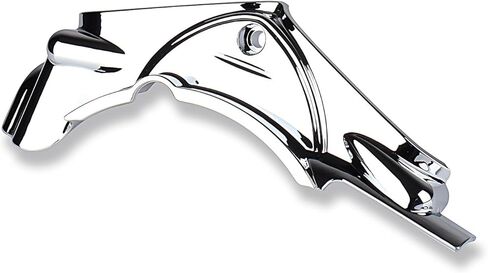 أغطية جانبية لقاعدة أسطوانة الدراجة النارية من Astra Depot تناسب Harley Touring Road King Road Street Electra Glide 2007-2016 Dyna Fat Bob Low Rider Super Glide 2006-2017 كروم in Saudi Arabia