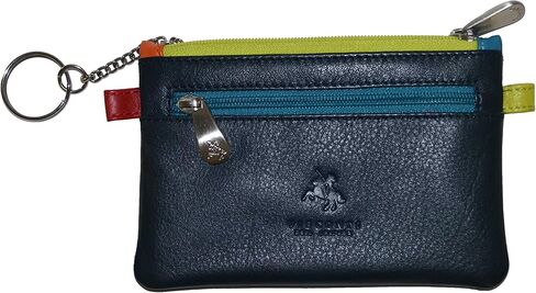 Visconti CP2 Cora Multi Colored Coin Purse Mini Wallet (Navy Multi) in Saudi Arabia
