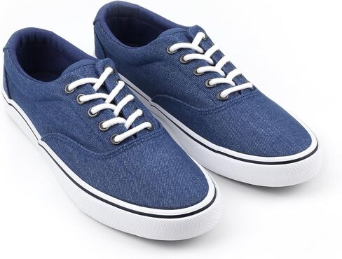 ANTLULU Mens Canvas Shoes Low Top Fashion Sneakers Lace Up Casual Shoes in Saudi Arabia