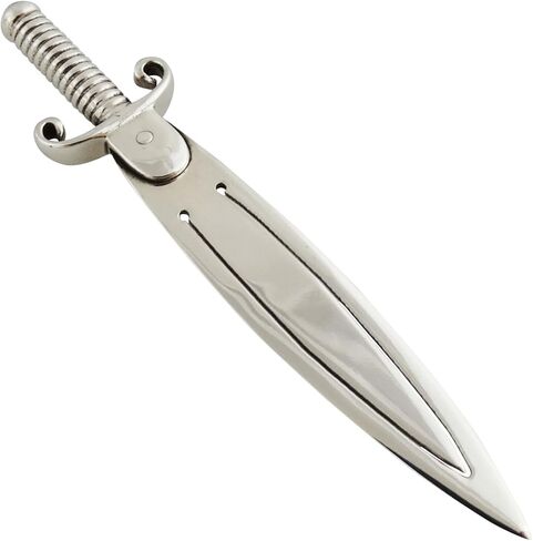 FashionJunkie4Life Sword Bookmark Placeholder | Sterling Silver Sword Page Clip with Detailed Hilt | Unique Gift for Readers in Saudi Arabia