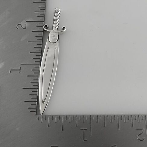 FashionJunkie4Life Sword Bookmark Placeholder | Sterling Silver Sword Page Clip with Detailed Hilt | Unique Gift for Readers in Saudi Arabia