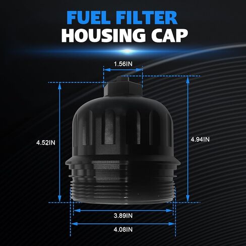 134001 Fuel Filter Housing Cap Aluminum for Duramax 6.6L L5P 2017-2020 chevy Silverado Cruze GMC Sierra 2500HD 3500HD in Kuwait