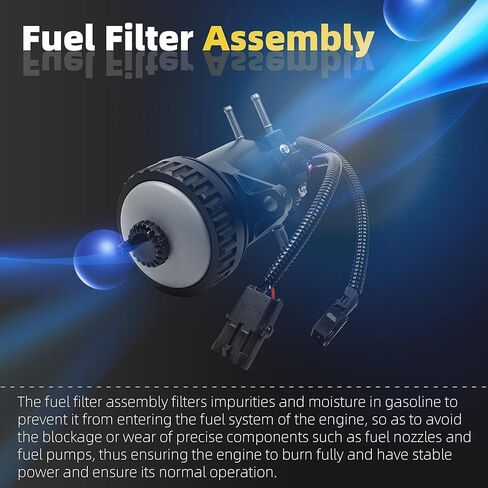 Dasbecan Fuel Filter Assembly Compatible with Chevy/Chevrolet GMC C1500 C2500 C3500 K1500 K2500 K3500 6.5L Replace#10226035 10154635 10183997 TP1256 BF1201 in Saudi Arabia