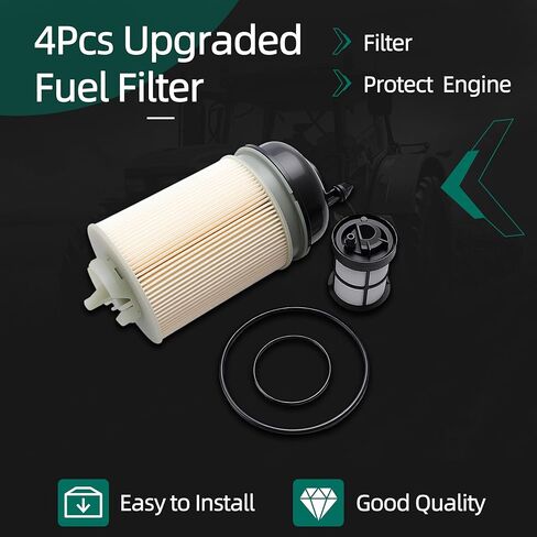 4Pcs Upgraded Fuel Filter Fits For Detroit Diesel Engines DD13 DD15 DD16 2020 and Newer,A4720921705,FK11011,KX46910,A4720921405,A4720921405001,WF10678,P582831 in Saudi Arabia