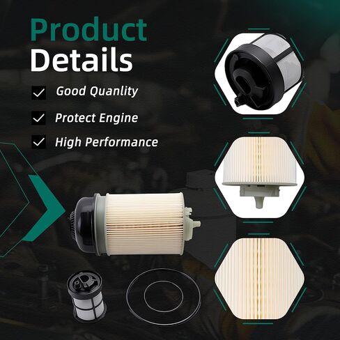 4Pcs Upgraded Fuel Filter Fits For Detroit Diesel Engines DD13 DD15 DD16 2020 and Newer,A4720921705,FK11011,KX46910,A4720921405,A4720921405001,WF10678,P582831 in Saudi Arabia
