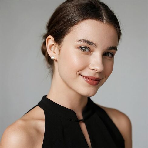 6 Pairs Pearl Stud Earrings Gold Pearl Earrings Small Studs Non Tarnish Jewelry for Woman Hypoallergenic Jewelry Set for Woman in Kuwait