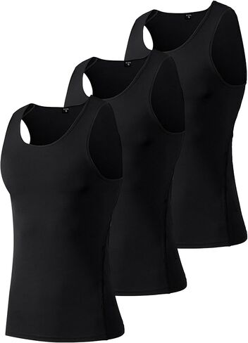 Youth Boys Girls Compression Tank Tops Athletic Sleeveless Shirt Undershirts Workout Baselayer Vest in Kuwait